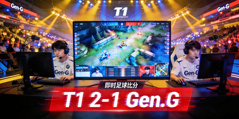 英雄联盟T1战队对阵Gen.G战队即时足球比分比赛直播实况画面
